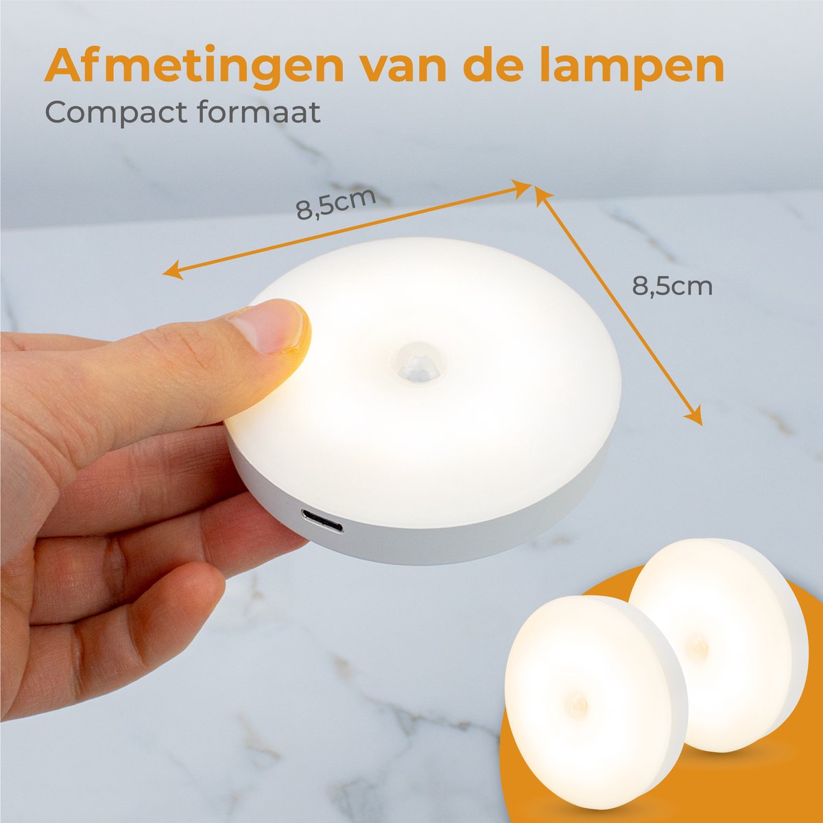 Draadloze LED Nachtlamp