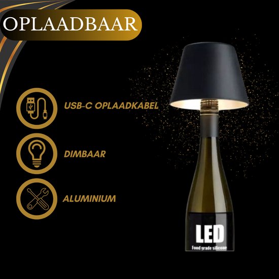 Draadloze Flessen Lamp
