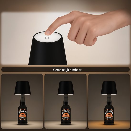 Draadloze Flessen Lamp